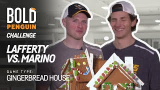 Sam Lafferty vs. John Marino: Building a Gingerbread House | Pittsburgh Penguins