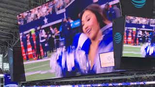Diamonds Direct Sideline Sweetheart Brooklyn 9/14/25 Dallas Cowboys Cheerleaders #jumbotron 