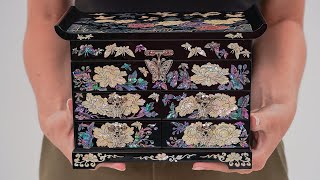 Luxury Mother-of-Pearl Jewelry Box – Elegant Gifts for Women | February Mountain