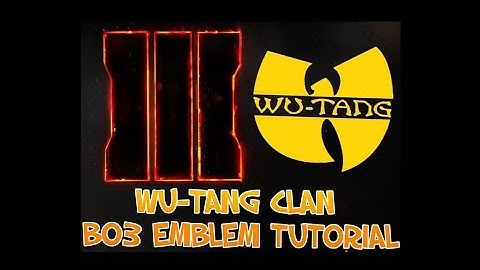 WU-TANG CLAN BO3 EMBLEM TUTORIAL