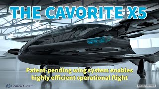Horizon presents its long-range Cavorite X5 hybrid eVTOL | X5 CAVORITE A MISSION READY EVTOL DESIGN