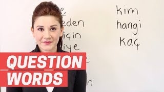 Learn Turkish Grammar: Question Words