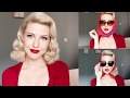 How to Become Old Hollywood Diva In 3 minutes l Vintage Head Scarf Tutorial