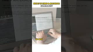 What is Time & Material (T&M) Contract? 📝 #shorts