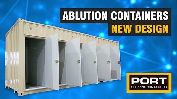 Ablution Containers - Toilet Blocks built out of Shipping Containers