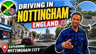Driving in Nottingham, England