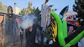 Our Complete Yard Display and Haunt Walkthrough on Halloween! (day + night) by Circus Maximus Halloween Channel! 42,660 views 6 months ago 24 minutes