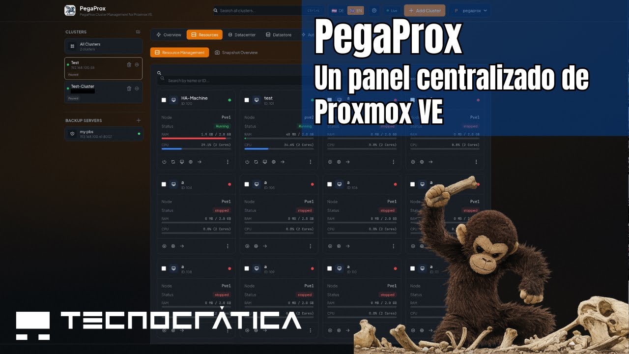 PegaProx: Un panel centralizado de Proxmox VE