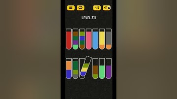 Water Sort Puzzle Level 311 Solved
