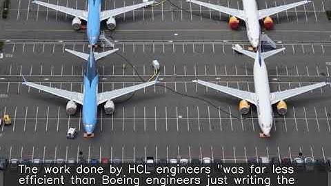 Boeing 737 MAX software outsourced to workers from HCL, Cyient