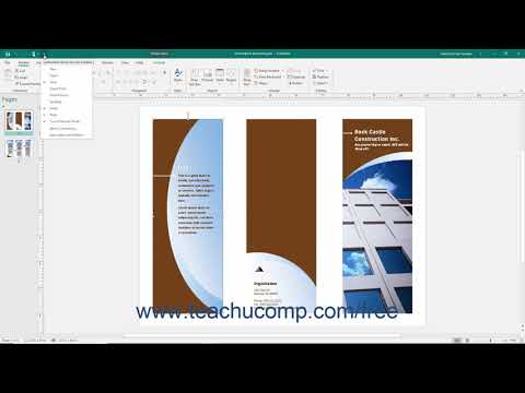Publisher 2019 & 365 Tutorial The Quick Access Toolbar Microsoft Training