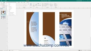 Publisher 2019 & 365 Tutorial The Quick Access Toolbar Microsoft Training