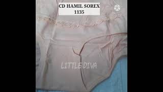 Jual 1135 SOREX CD HAMIL Maternity Panties Celana Dalam maxi karet pinggang kantung perut polos menutup