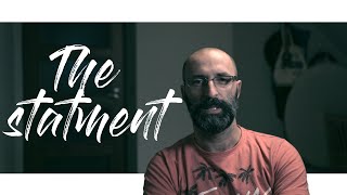 The elephant in the room - the statement