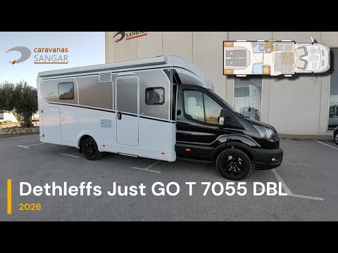 2026 Dethleffs Just GO T 7055 DBL ¡Compacta y lista para la aventura! 🚐