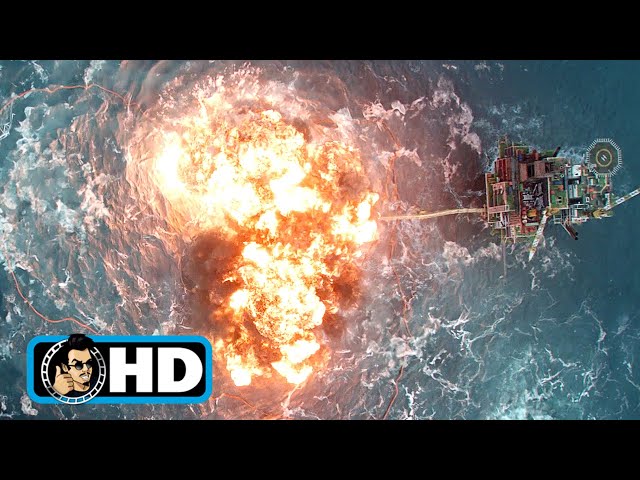 Watch film The Burning Sea | THE BURNING SEA Movie Clip - Gas Explosion | Exclusive (2022)
