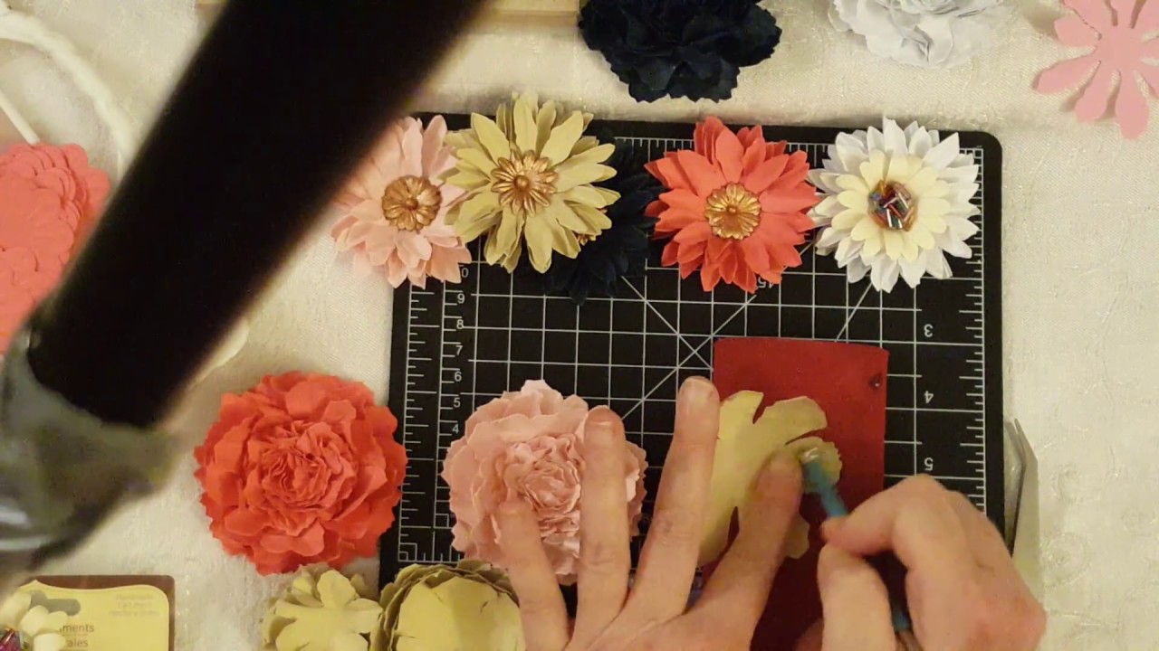 Tim Holtz TATTERED FLOWERS TUTORIAL