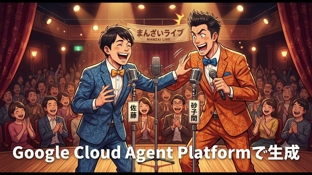 OK1234 ♪プロフ読んで下さい♪ AI漫才】Googleの読み上げ専用モデルの実力は？ 漫才台本の読み上げを