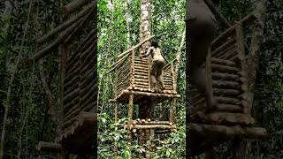 Woods building videos from beginning #aibuilding #aigenerated #ai #aivideo #shorts_video #trending