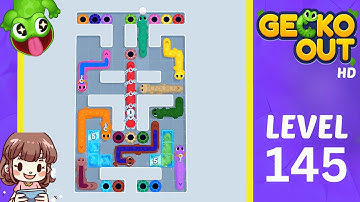 Gecko Out Level 145 Solution Walkthrough