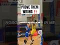 prove them wrong ! #basketballplayer #basketballhighlights #motivational #hardworkworks #inspire