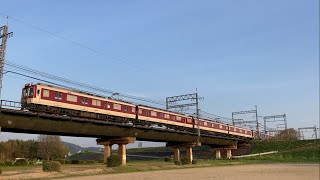 近鉄8600系 X56編成 急行京都行 木津川橋梁 通過