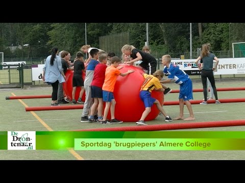 VIDEO | Introductie ‘brugpiepers’ Almere College Dronten afgesloten met sportdag