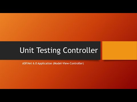How to UnitTest ASP.Net 6 MVC Controllers with XUnit ?