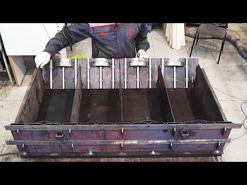 Сборка формы для изготовления Твинблоков: Пеноблок Полистиролбетон Газобетон Газозолоблок
