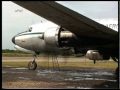 DC-6 HK-1700 start up at Villavicencio, Colombia