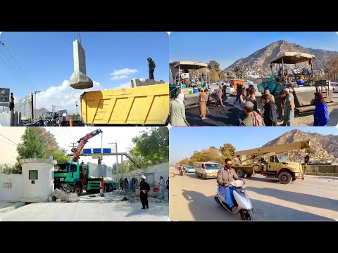 گزارش ویژه برداشتن سنگ های موانع توسط اردوی ملی قیرریزی چهار سرکه جدید