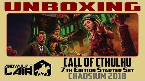 Unboxing Call of Cthulhu Starter Set (Chaosium 2018)