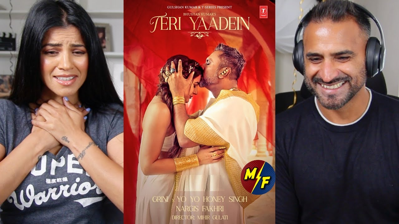 Teri Yaadein Song Reaction | Yo Yo Honey Singh x Grini ft. Nargis Fakhri | Album Glory