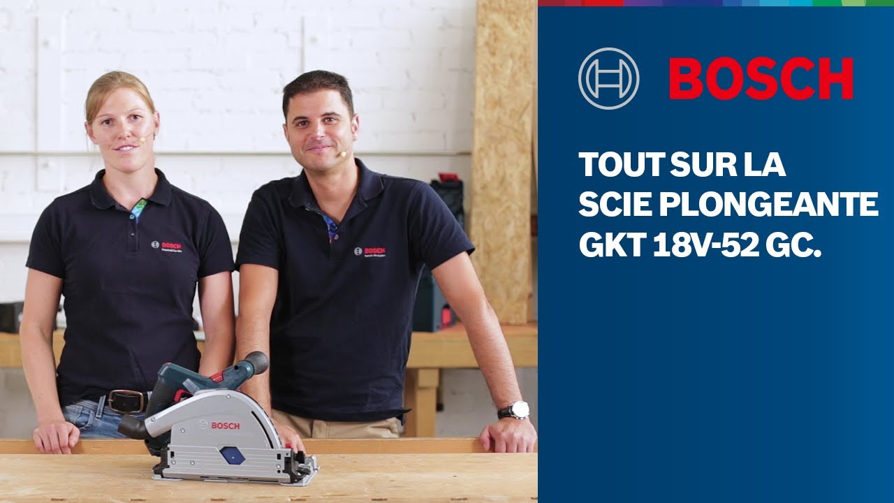 Tout Sur La Scie Plongeante Biturbo Brushless Gkt 18v 52 Gc De Bosch Professional Youtube