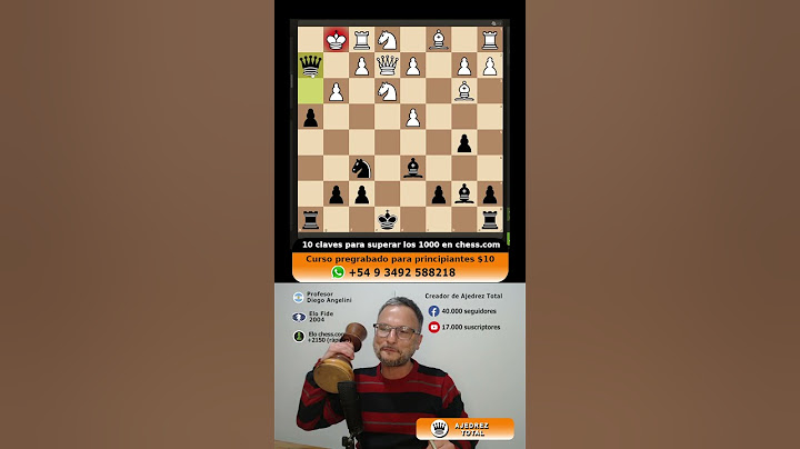 sacrificio de dama para abrir columna y dar jaque mate #ajedrez #chess