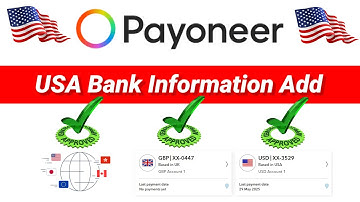 Payonner USA Bank Information Add | payonner Receiving bank account approved | payonner