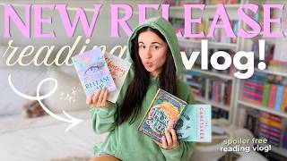 how many NEW RELEASE BOOKS can i read in 2 days? 🤔📖🪴⭐️ | *spoiler free reading vlog!