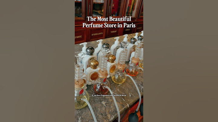 Inside the most beautiful perfume store in Paris - officine universelle buly #perfume #paris
