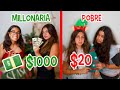 Navidad POBRE $1 vs Navidad RICA $1000 - Mimi Land reto REGALOS