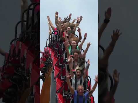 Video: Nitro at Six Flags Улуу Adventure - Coaster Review