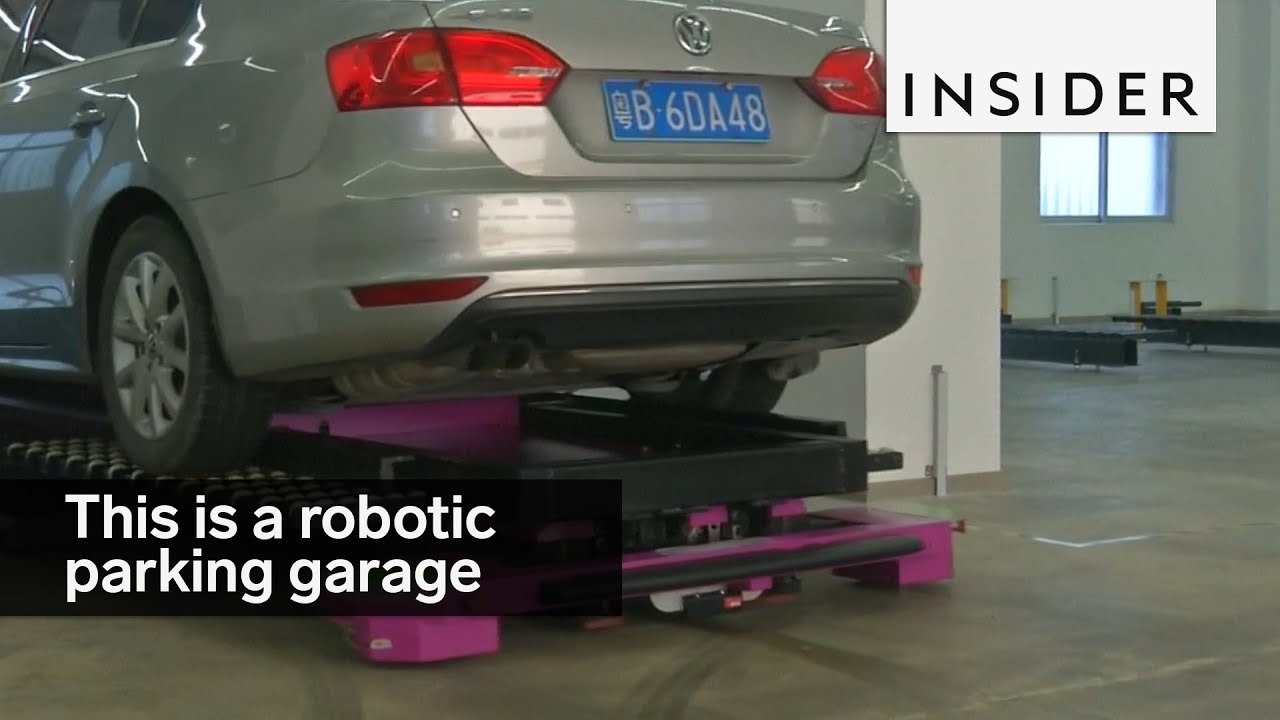 Mini robot, vehicules-garages
