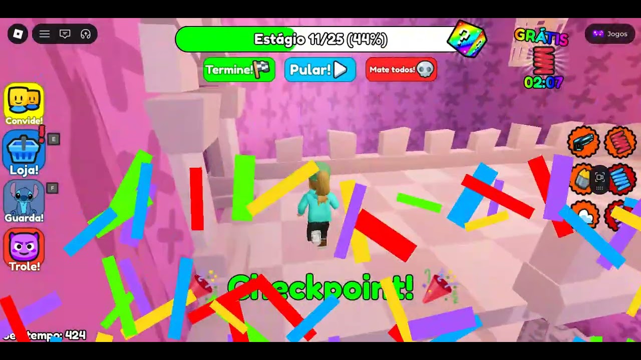 Como Fugir da prisão da Angel - Jogando Roblox