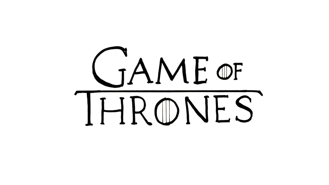 How to Draw the Game of Thrones Logo - YouTube