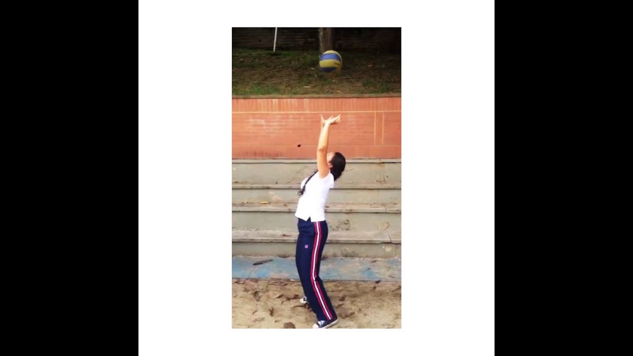Golpe de dedos (voleo) Volleyball YouTube