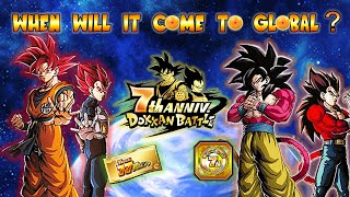 WHEN IS THE 7TH ANNIVERSARY COMING TO GLOBAL DOKKAN BATTLE RELEASE DATE & TIMELINE FOR ANNIVERSARY!