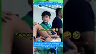 Kesselnya Rafatar Ketika Di Colek Sama Raffi Ahmad Saat Nonton Bola