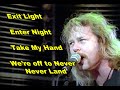 Metallica  enter sandman live lyrics moscow 1991