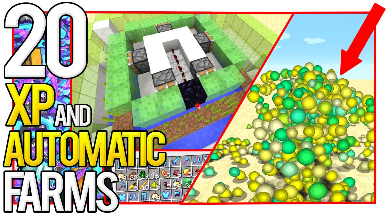 20 Minecraft XP Farms and Automatic Farms 