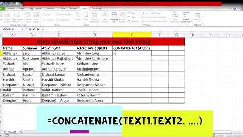 3 Ways to join several text strings into one text🙂