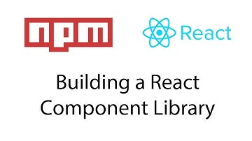 Building a React.js Component Library/Package
